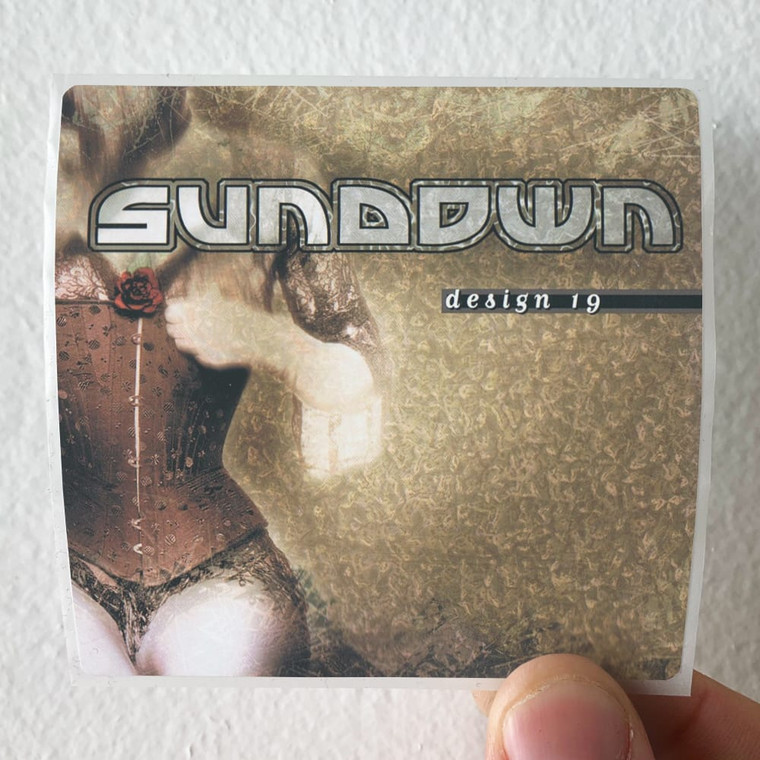 Sundown Design 19 Album Cover Sticker