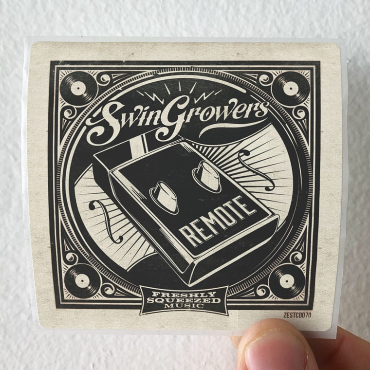 Swingrowers Remote Album Cover Sticker
