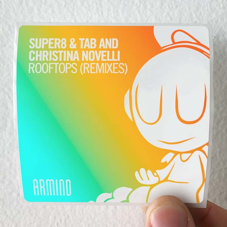 Super8 and Tab Rooftops Album Cover Sticker