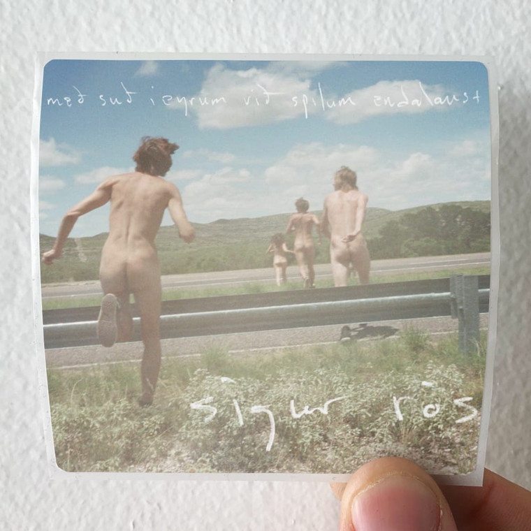 Sigur Ros Me Su Eyrum Vi Spilum Endalaust Album Cover Sticker