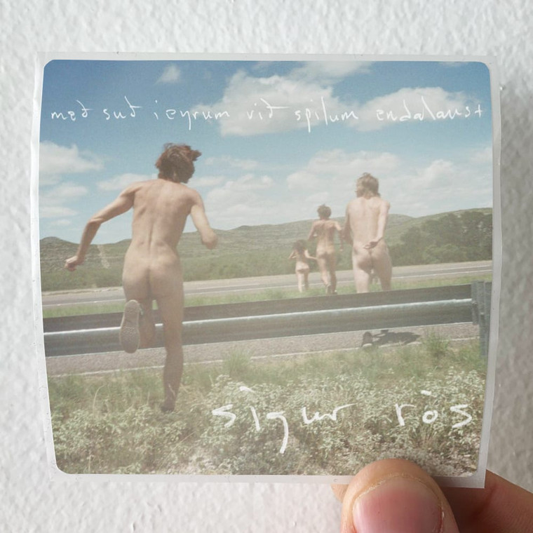 Sigur Ros Me Su Eyrum Vi Spilum Endalaust 1 Album Cover Sticker