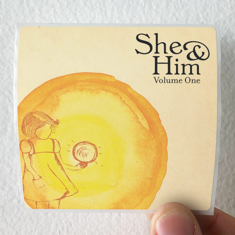 She and Him Volume One Album Cover Sticker