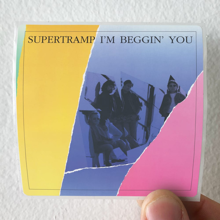 Supertramp Im Beggin You Album Cover Sticker