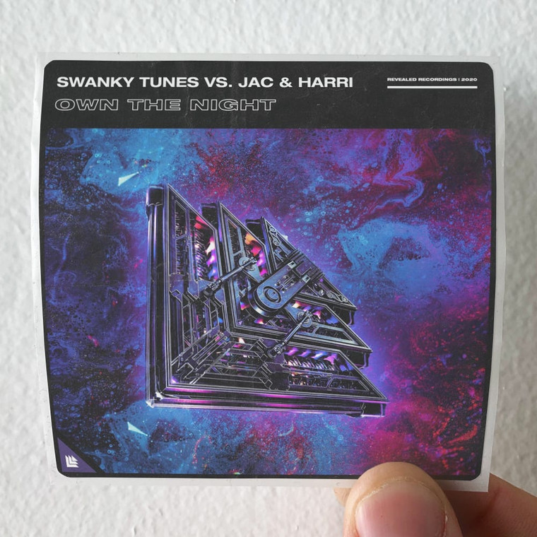 Swanky Tunes Own The Night Album Cover Sticker