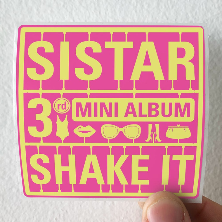 Sistar Shake It Album Cover Sticker