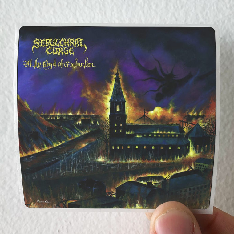 Sepulchral Curse At The Onset Of Extinction Album Cover Sticker
