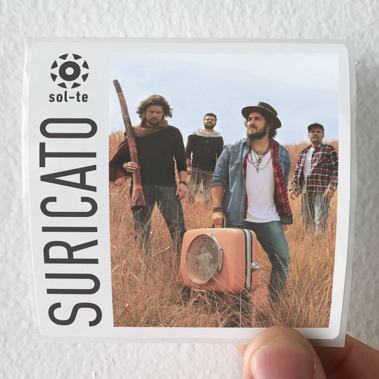 Suricato Sol Te Album Cover Sticker