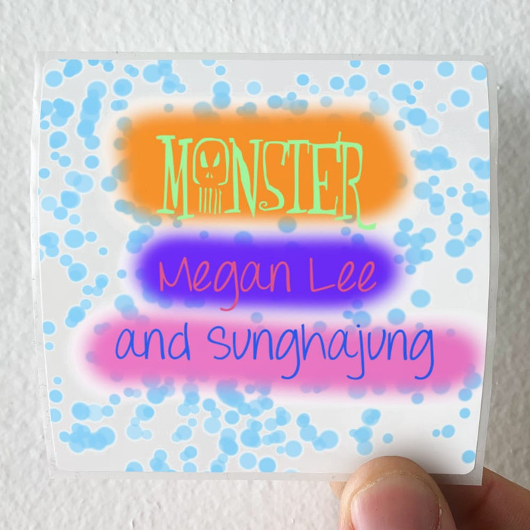 Sungha Jung Monster Album Cover Sticker