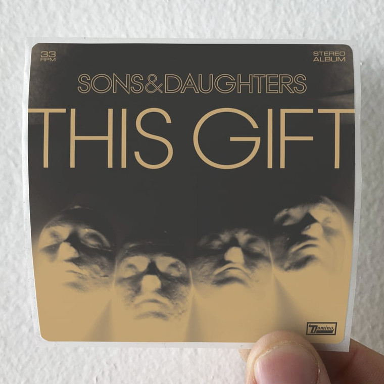 Sons and Daughters This Gift Album Cover Sticker