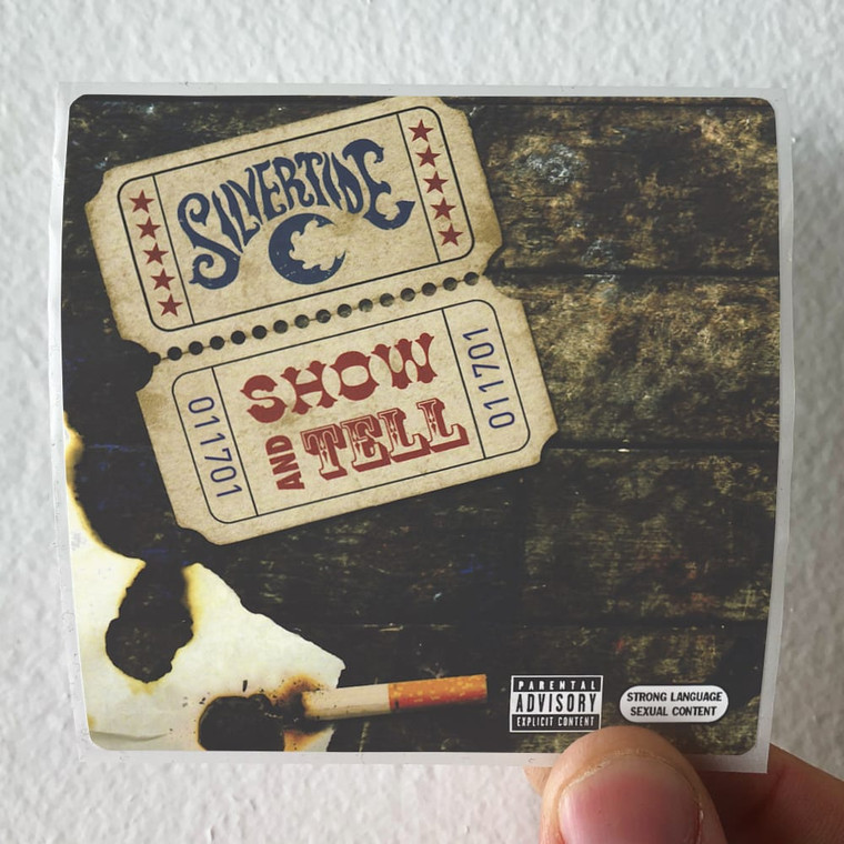 Silvertide Show And Tell Album Cover Sticker