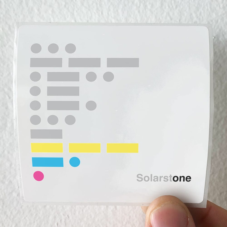 Solarstone One Album Cover Sticker