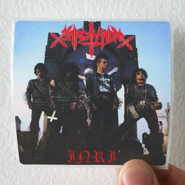 Sarcofago Inri 1 Album Cover Sticker