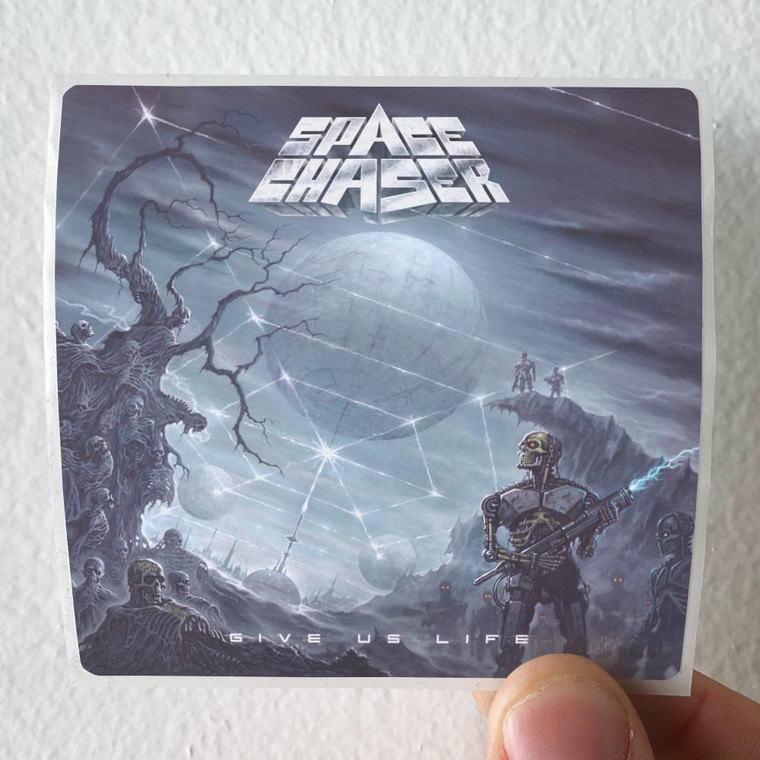 Space Chaser Give Us Life Album Cover Sticker