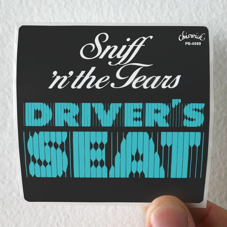 Sniff n the Tears Drivers Seat 1 Album Cover Sticker