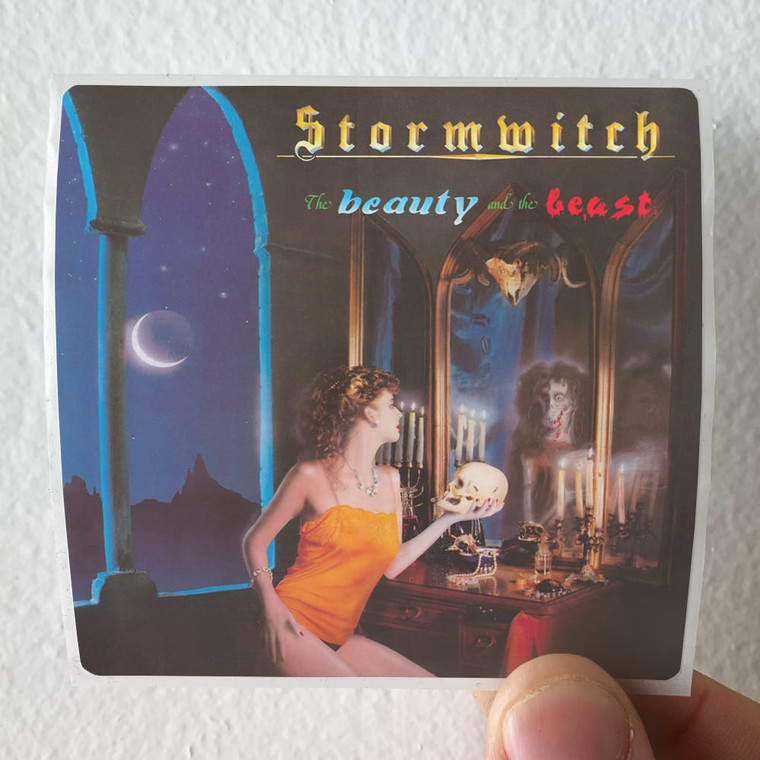 Stormwitch The Beauty And The Beast Album Cover Sticker