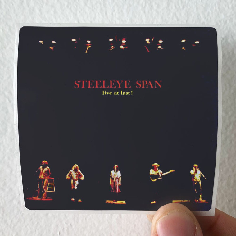 Steeleye Span Live At Last Album Cover Sticker