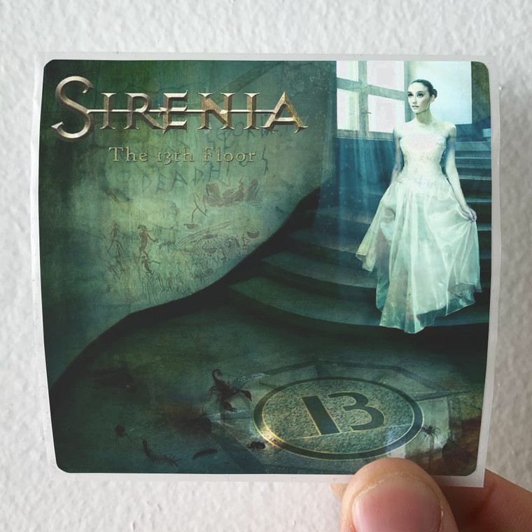 Sirenia The 13Th Floor Album Cover Sticker