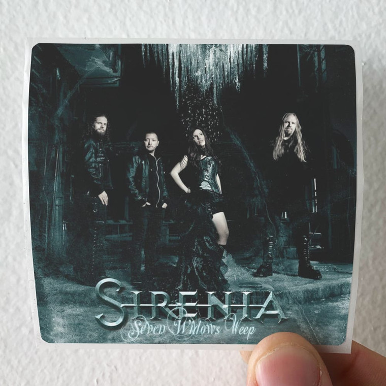 Sirenia Seven Widows Weep Album Cover Sticker