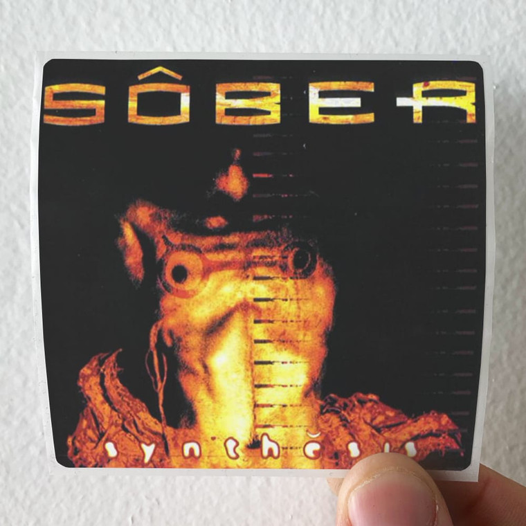 Sober Synthesis Album Cover Sticker