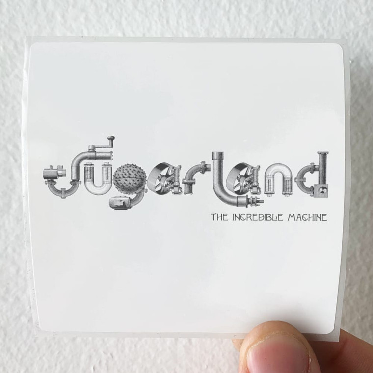 Sugarland The Incredible Machine Album Cover Sticker Sugarland The Incredible Machine Album Cover Sticker