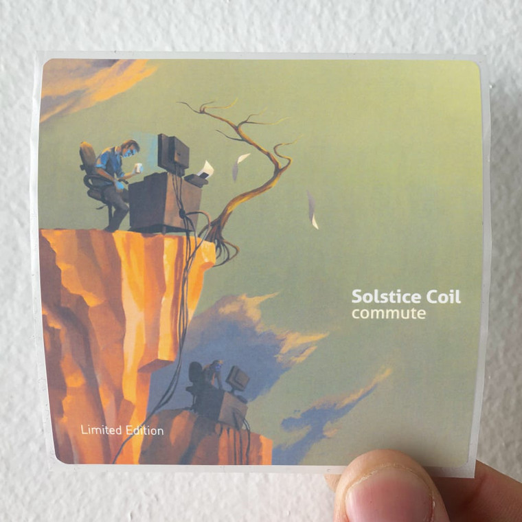 Solstice Coil Commute Album Cover Sticker