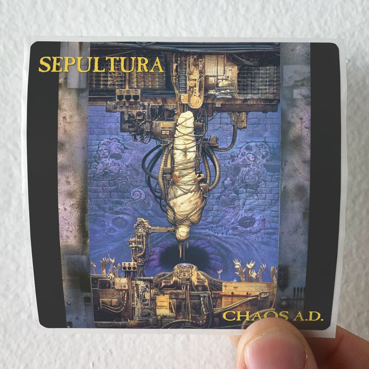 Sepultura Chaos Ad 1 Album Cover Sticker