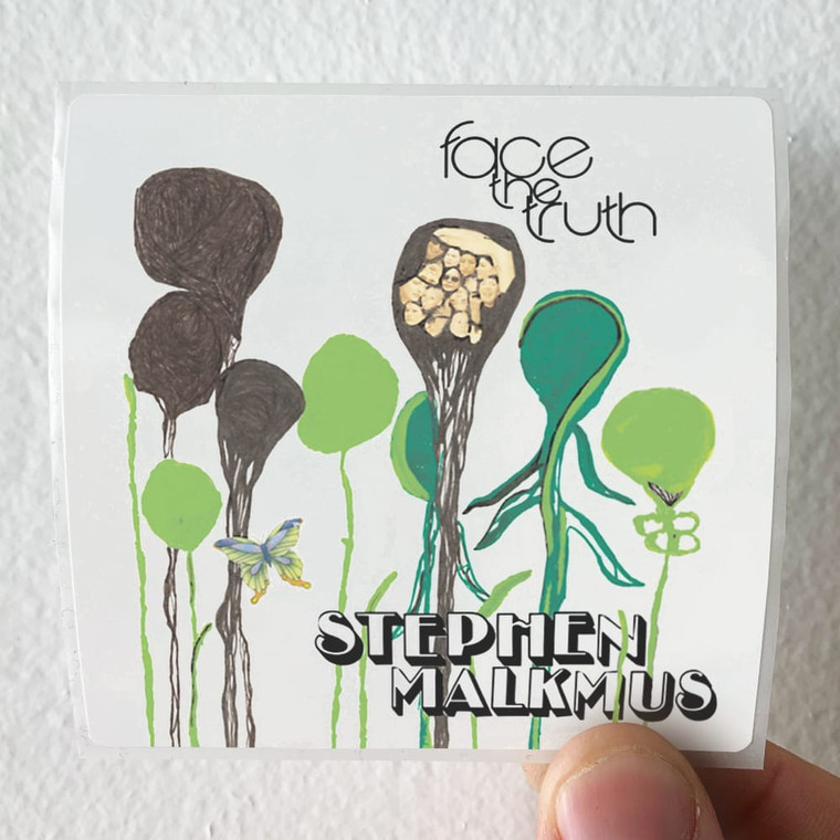 Stephen Malkmus Face The Truth Album Cover Sticker