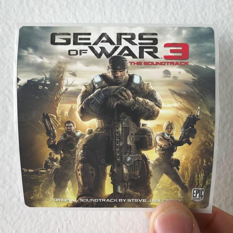Steve Jablonsky Gears Of War 3 Album Cover Sticker