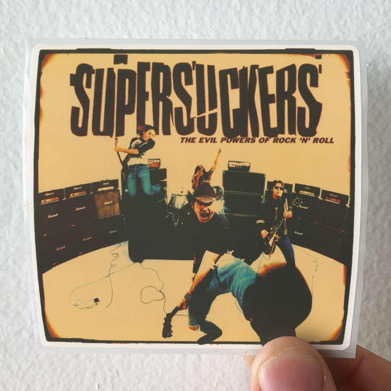 Supersuckers The Evil Powers Of Rock And Roll Album Cover Sticker