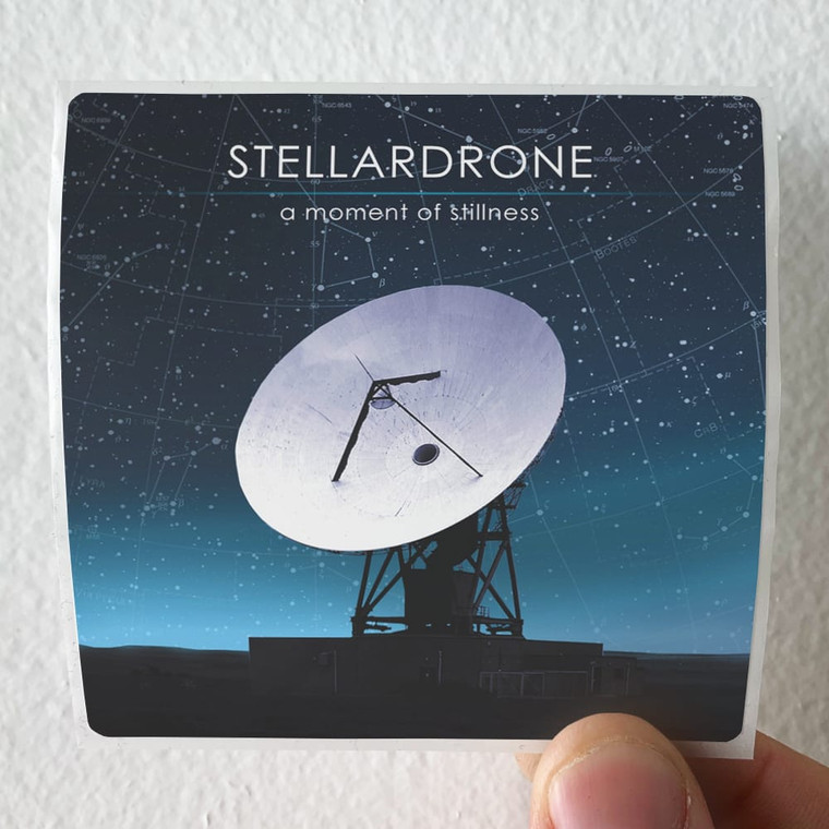 Stellardrone A Moment Of Stillness Album Cover Sticker