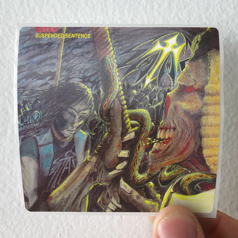 Satan Suspended Sentence Album Cover Sticker