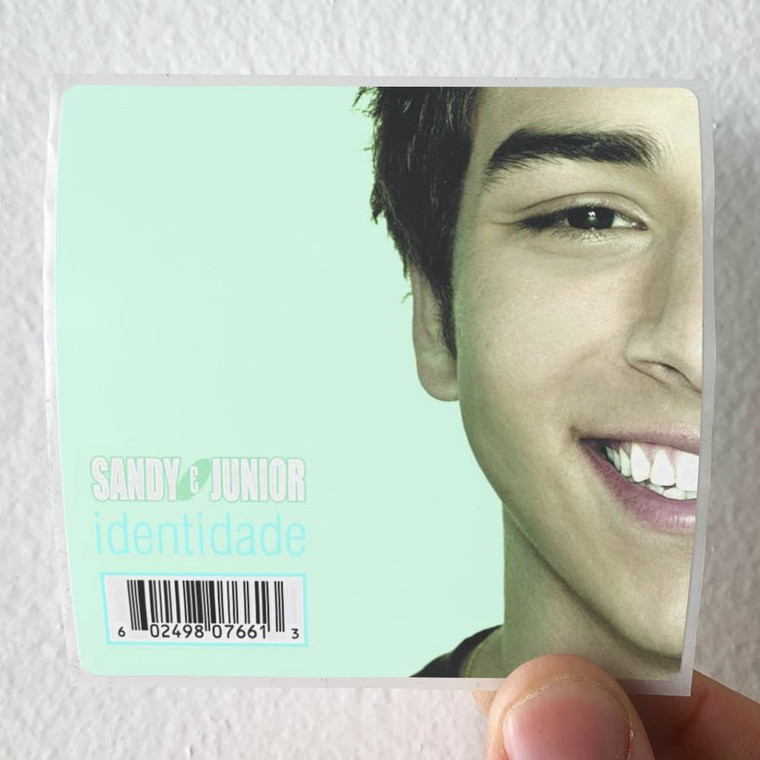 Sandy and Junior Identidade Album Cover Sticker