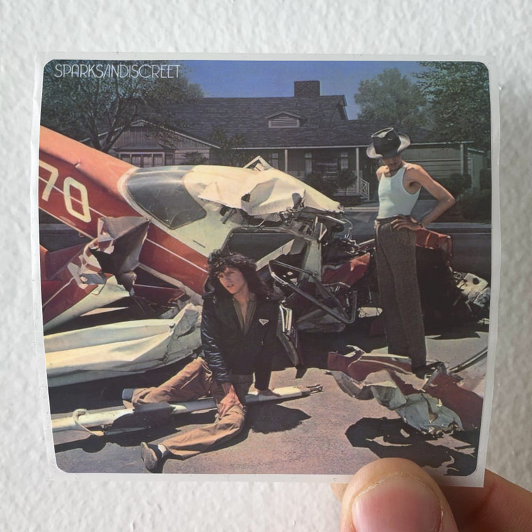Sparks Indiscreet Album Cover Sticker