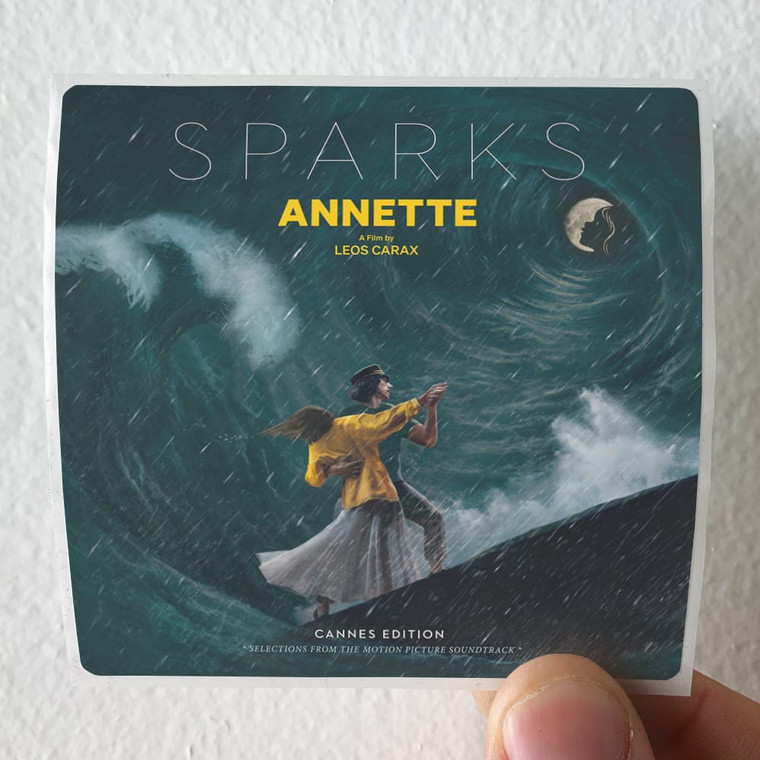Sparks Annette Cannes Edition Selections From The Motion Picture Album Cover Sticker