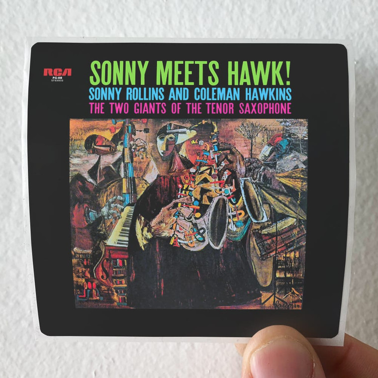 Sonny Rollins Sonny Meets Hawk Album Cover Sticker