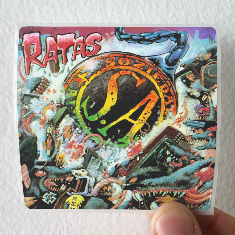 Soziedad Alkoholika Ratas Album Cover Sticker