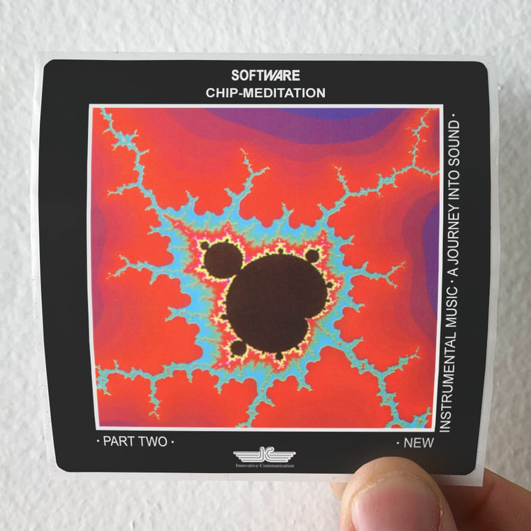 Software Chip Meditation Part Ii Album Cover Sticker