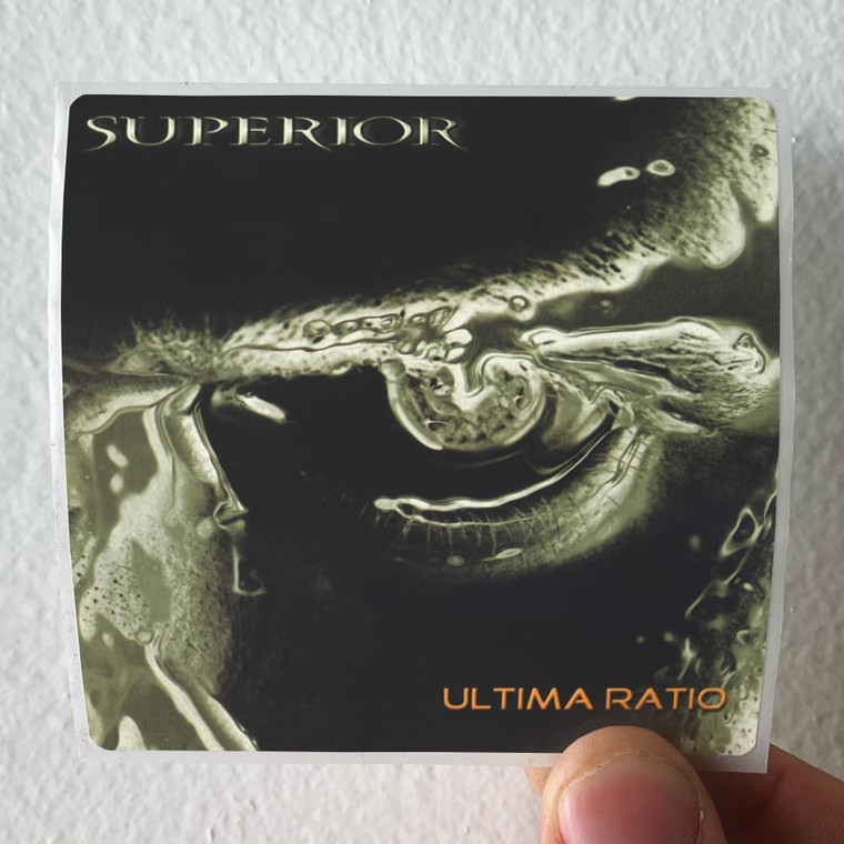 Superior Ultima Ratio Album Cover Sticker