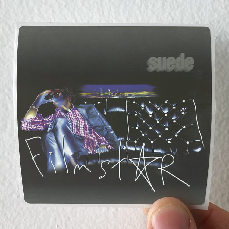 Suede Filmstar Album Cover Sticker