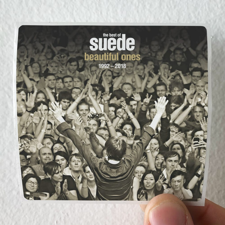 Suede Beautiful Ones The Best Of Suede 1992 2018 Album Cover Sticker