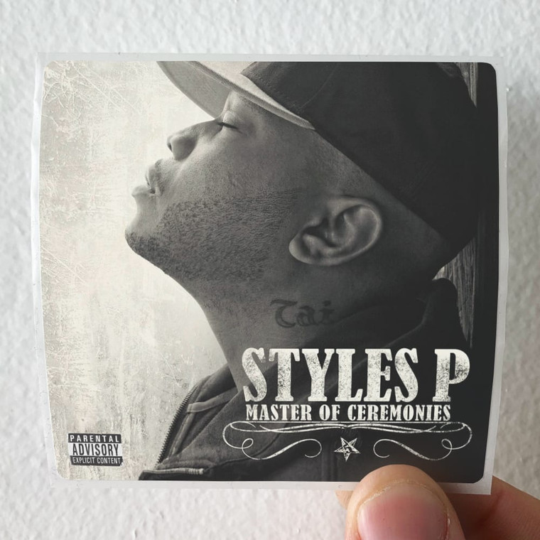 Styles P Master Of Ceremonies Album Cover Sticker