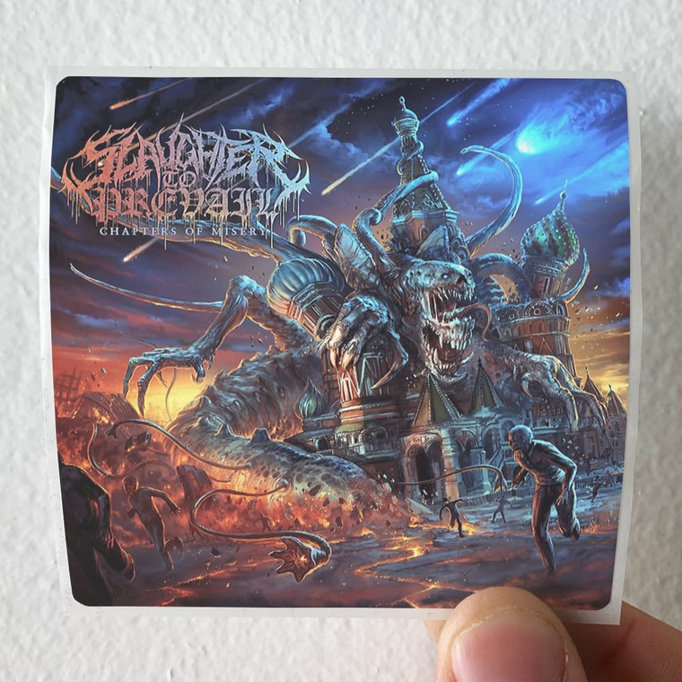 Slaughter to Prevail Chapters Of Misery 1 Album Cover Sticker