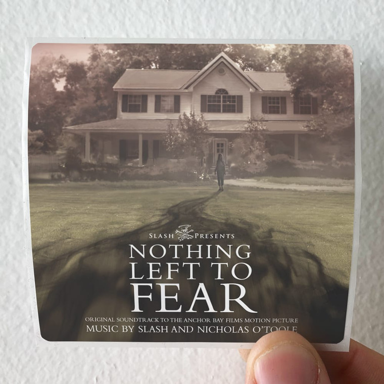 Slash Nothing Left To Fear Original Motion Picture Soundtrack Album Cover Sticker