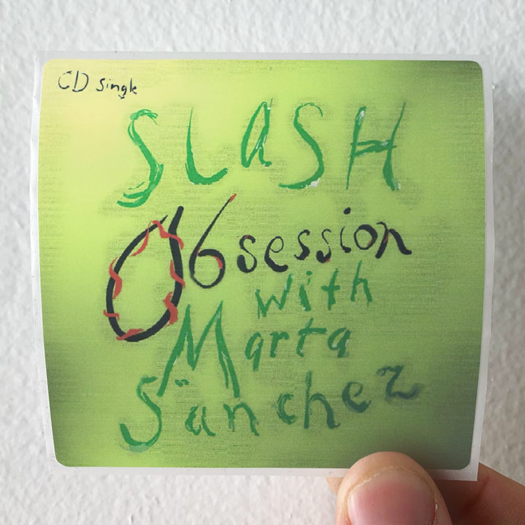 Slash Obsession Album Cover Sticker