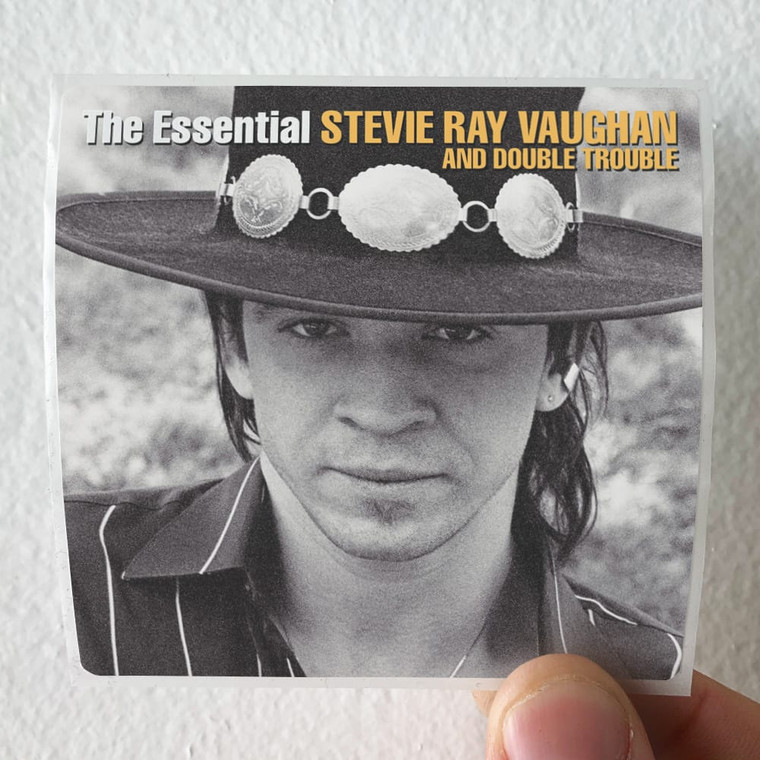Stevie Ray Vaughan The Essential Stevie Ray Vaughan And Double Trouble Album Cover Sticker