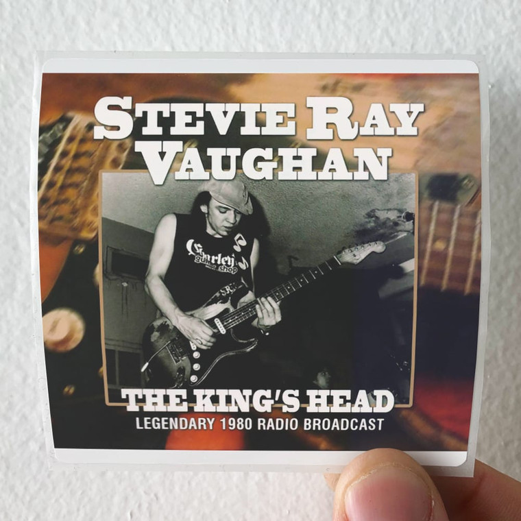 Stevie Ray Vaughan The Kings Head 1 Album Cover Sticker