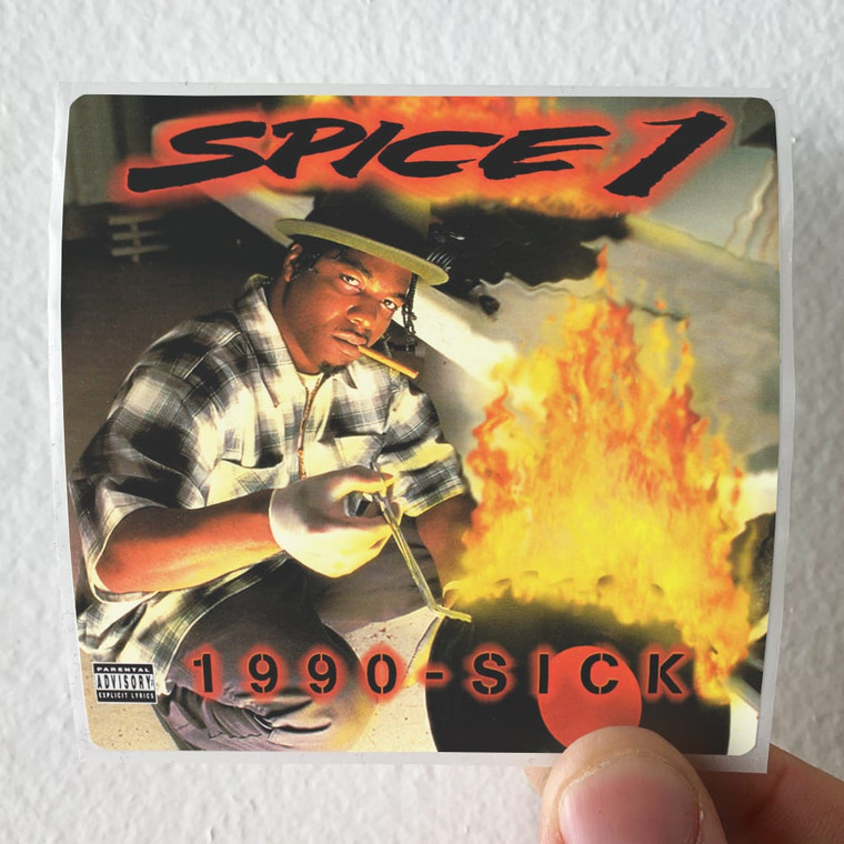 Spice 1 1990 Sick Album Cover Sticker