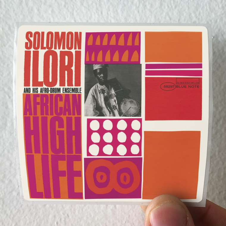 Solomon Ilori and His Afro-Drum Ensemble African High Life Album Cover Sticker
