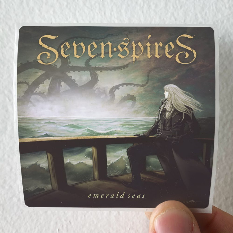 Seven Spires Emerald Seas Album Cover Sticker
