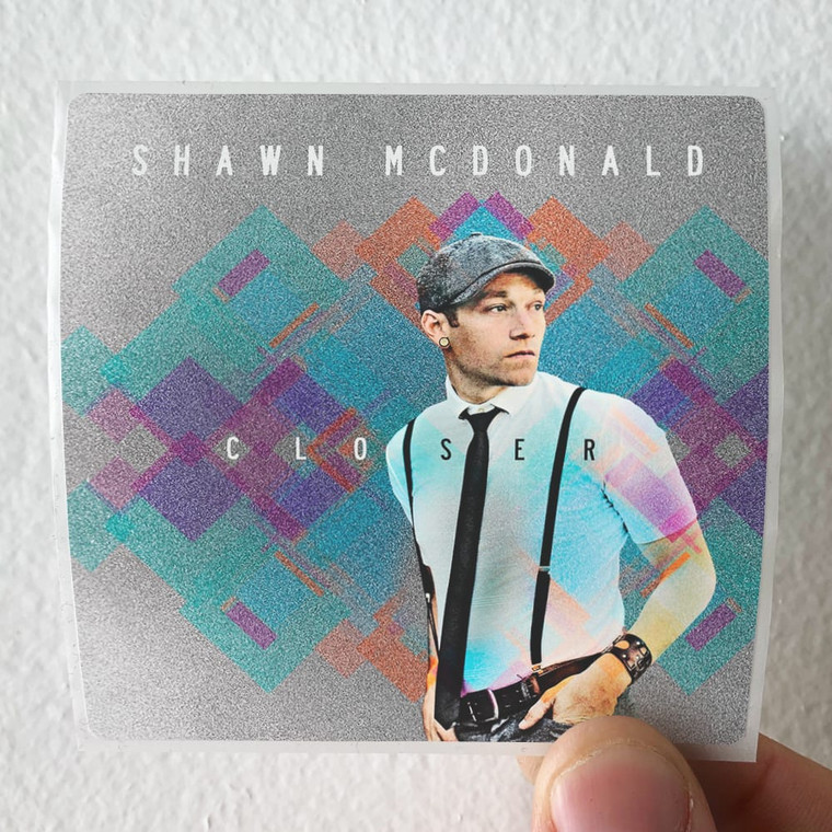 Shawn McDonald Closer Album Cover Sticker